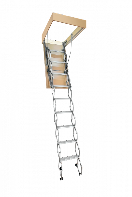 Лестница ножничная металлическая LOFTSTEP LST Lite