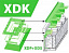 XDK-RU комплект окладов гидро- пароизоляционный для мансардных окон FAKRO